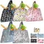 Custom Reusable Waterproof Folding Large Capacity Handbags Shopping Tote Bags Portable Women Foldable Eco Grocery Bag