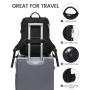 2023 Fashion expandable Work Teacher Nurse Bag with Cute Wristlet Bag waterproof multifunction travel Women laptop backpack USB