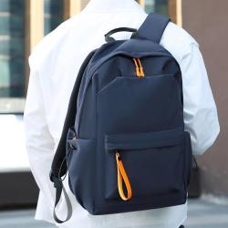HR592 Casual Men's Backpack Fashion Outdoor Backpack Women Polyester Leisure Waterproof Travel Bag Business Man Phone Laptop Bag