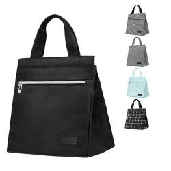 Gelory Fashion Durable Foldable Insulated Cooler Lunch Tote Bag Work Picnic School Waterproof Thermal Insulated Mommy Lunch Bag