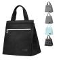 Gelory Fashion Durable Foldable Insulated Cooler Lunch Tote Bag Work Picnic School Waterproof Thermal Insulated Mommy Lunch Bag