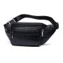 Top Quality Outdoor Sport Men Leather Crossbody Shoulder Waist Bag Pack Belt Bag