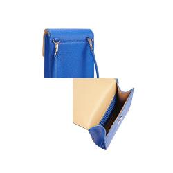 Hot Selling Small Ladies Cell Phone Crossbody Bags Wallet Brand Custom Lychee Pu Leather Chain Womens Mobile Phone Bags