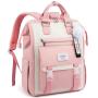 LOVEVOOK custom large ladies casual school backpack 2023 cute student bag 15.6inch laptop travel backpack for women and girls