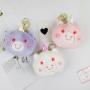Custom Cartoon Unicorn Plush Coin Purse Plush Toy Wallet Embroidery Plush Keychain Purse