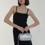 Wholesale Custom Pu Plain Faux Leather Stitching Line Diamond Pattern Ladies Chain Shoulder Purse Crossbody Bags For Women