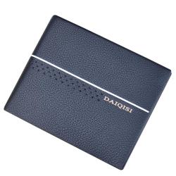 ZR755 Man Wallet Short Card Holder Card Positions Case Open Frosting Purse Retro Money Clip Billfold Dollars PU Open Wallet