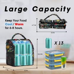 New Arrival Insulated Cooler Bag Kids Lunch Bag with Bottle Holder Compartment Wholesale Lunch Box for School