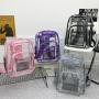 Wholesale Heavy Duty Clear PVC Back pack Transparent School Back pack PVC Fashion Backpack bag