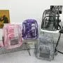 Wholesale Heavy Duty Clear PVC Back pack Transparent School Back pack PVC Fashion Backpack bag