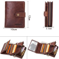 Factory Source Of Goods Luxury Mens Bags Cowhide Men Card Holder Wallet Dermis Cartera De Hombre