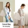 Hot New Products China Suppliers Leisure Canvas Tote Shoulder Bag Recycled Shopping Bag Portable Handbag With Zipper And Pockets