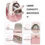 LOVEVOOK Waterproof 15.6 17 Inch Travel Fashion Daily Leisure Bag Back Pack For Ladies Business Women Casual Laptop Backpacks