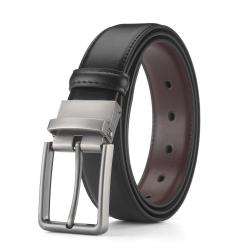 2022 Amzaon hot sale men belt reversible belt men genuine leather pin buckle belt for men