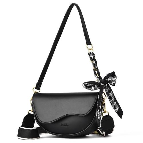 2024 New Fashion Korean Version Portable Underarm Saddle Bag Lady's Simple Casual Shoulder Messenger Bag Light Luxury for Women