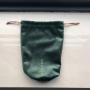 Custom Shape Velvet Packaging Bag Super Soft Oliver Velvet Drawstring Bag With Round Bottom