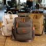 Large Capacity Soft Leather Style Retro Backpack 2023 New Trend Korean Version Fashionable And Minimalist Backpack Travel Bag