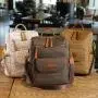 Large Capacity Soft Leather Style Retro Backpack 2023 New Trend Korean Version Fashionable And Minimalist Backpack Travel Bag
