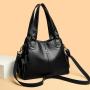 High Quality Leather Handbag Casual Crossbody Bags for Women 2024 New Large Capacity Shoulder Bags Ladies Travel Tote Bag