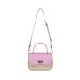 Manufactured Handcrafted Women Cross Body Straw Braid Beach Bag Luxury Ladies PU Leather Handbags Women Designer Bags Handbag