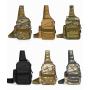 HR504 Unisex Chest Bag New Outdoor Portable USB One Shoulder Crossbody Bag Oxford Small Travel Cycling Waist Bag