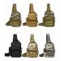 HR504 Unisex Chest Bag New Outdoor Portable USB One Shoulder Crossbody Bag Oxford Small Travel Cycling Waist Bag