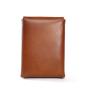 Nice leather playing card case high quality vegetable tanned leather playing card holder case with custom logo