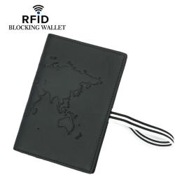 ZR143 Blocking Wallet Hot Selling Top Layer Cowhide Passport Book New RFID Passport Holder ID Card Holder