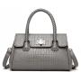 Women's handbag hot selling crocodile pattern elegant simple large capacity ladies hand bag crossbody shoulder bags for women