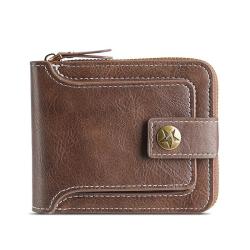 ZX060 Men's Wallet Leather Money Clip Business Wallet Card Holder Money Clip Coin Purse Multi-card Soft Coin Wallet For Men