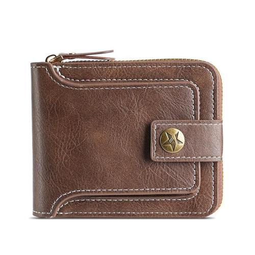 ZX060 Men's Wallet Leather Money Clip Business Wallet Card Holder Money Clip Coin Purse Multi-card Soft Coin Wallet For Men