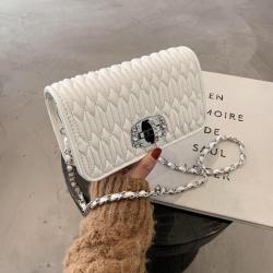 Bolsa De Mujer Sac En Cuir 2024 Woman Quilted Leather Female Hand Purses Women Ladies Crossbody Cross Shoulder Bags