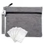 Smoker Hard Leather Stash Case Carbon Lined Bag Cross Body  Smoking Products Smell Proof Dog Tested Bags with Mesh Divider