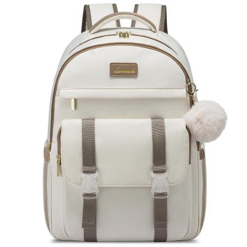 LOVEVOOK Cute School Backpack Purse for Teen Girls College Student Bags Fit 15.6 Inch Laptop Bookbag Waterproof Travel Backpack