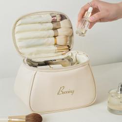 KBW442  New Cosmetic Storage Bag Multifunctional Portable Handheld PU Toiletries Bag Fashion Travel Makeup Bag