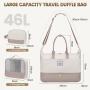 LOVEVOOK Wholesale Travel Duffle Bag with packing cubes & Shoe Compartment Gym Sports Bag Waterproof travelling Weekender bag