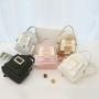 Gelory Summer New Fashion PU Ladies Bag Girl Color Matching Students Phone Purse Small Backpack