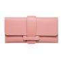 Hot Selling Women's Wallet Ladies Long Trifold Flap Coin Purse Multifunctional Card Bag Buckle Leather Wallet Coin Purse