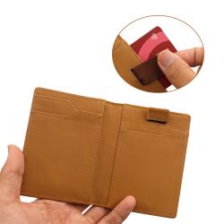 Rfid Credit Card Holder Slim Pu Leather Wallet Men Pu Leather Card Holder Wallet