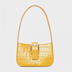 Wholesale Luxury Fashionable Genuin Leather Crocodile Embossed Print Pattern Lady Ladies Shoulder Underarm Bags Handbag