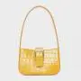 Wholesale Luxury Fashionable Genuin Leather Crocodile Embossed Print Pattern Lady Ladies Shoulder Underarm Bags Handbag