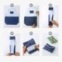 Portable foldable large capacity grocery shopping bag waterproof environmentally friendly supermarket tote shopping bag