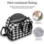 Reusable Thermal Cooler Tote Lunch Bag Insulated Leakproof School Lunch Bag With Adjustable Strap