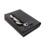Custom metal business card holder rfid blocking aluminum metal credit card holder