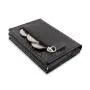 Custom metal business card holder rfid blocking aluminum metal credit card holder