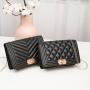 New Arrival Pu Shoulder Bags for Women Korean Classic Embroidered Women Messenger Bags Simple Fashion Sling Small Square Bag