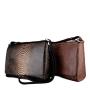 OEM Designer Customization Luxury Genuine Snake Skin Leather Men Crossbody Over Shoulder Single Strap Messenger  Bag Handbag