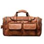 XL312 Genuine Leather Durable Duffle Bag Casual Large Capacity Travel Bag Lightweight Anti Water Handbag Customized Logo