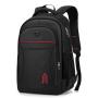 HR171 New Trend Unisex Shoulder Backpack Nylon Simple Fashion Laptop Backpack Student Travel Outdoor Wear Resistant Backpack
