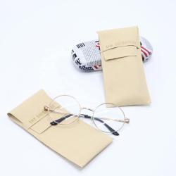 Customized Microfiber Envelope Jewelry Necklace Pouch Luxury Suede Microfiber Glasses Packaging Envelope Jewelry Bag